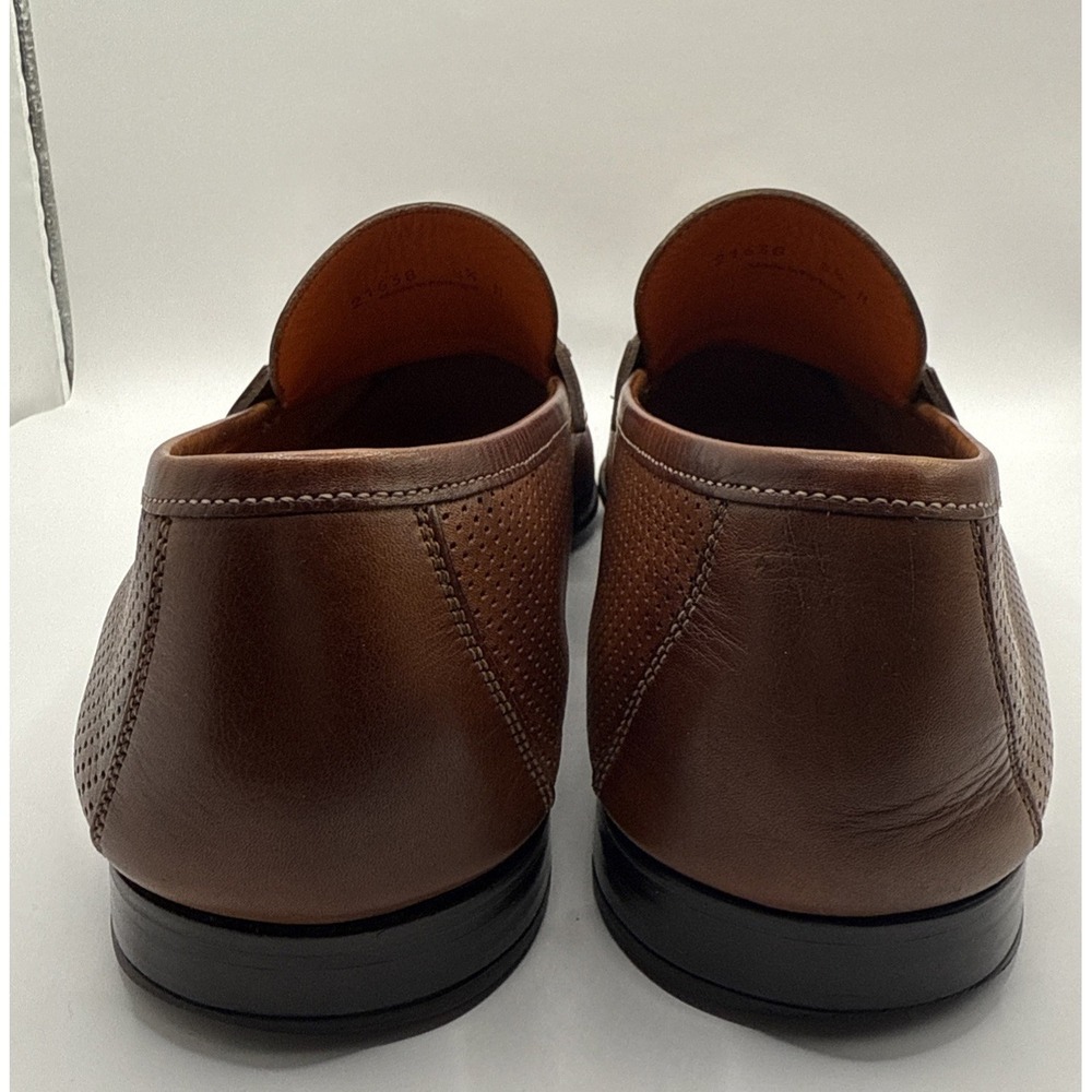 Magnanni Cognac Salas Men's Dress Shoe Size 8.5 M Style 19232 EUC - Picture 6 of 12